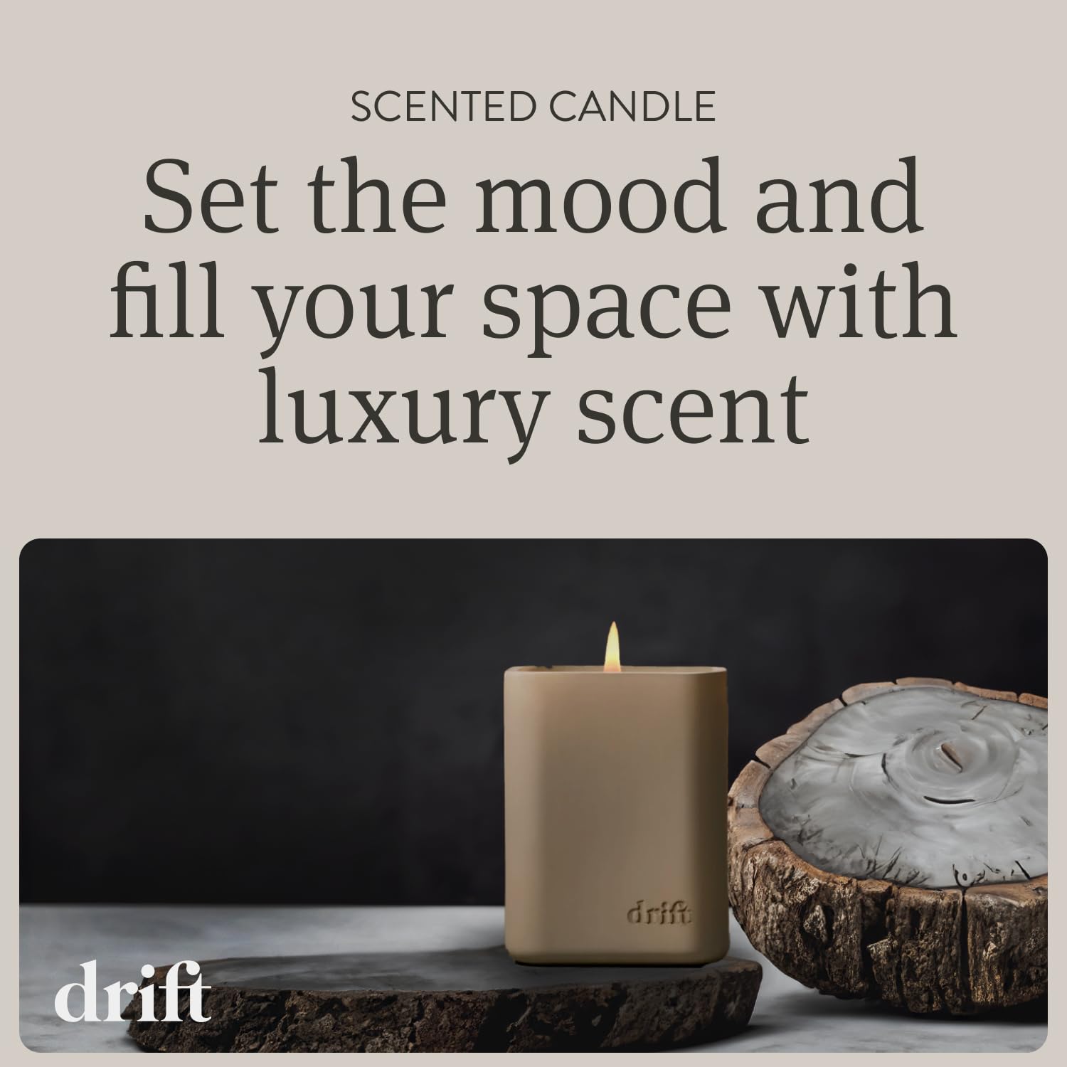 Drift Frosted Spruce/Pine Scented Candle - 10.5 oz - 60 Day Burn Time