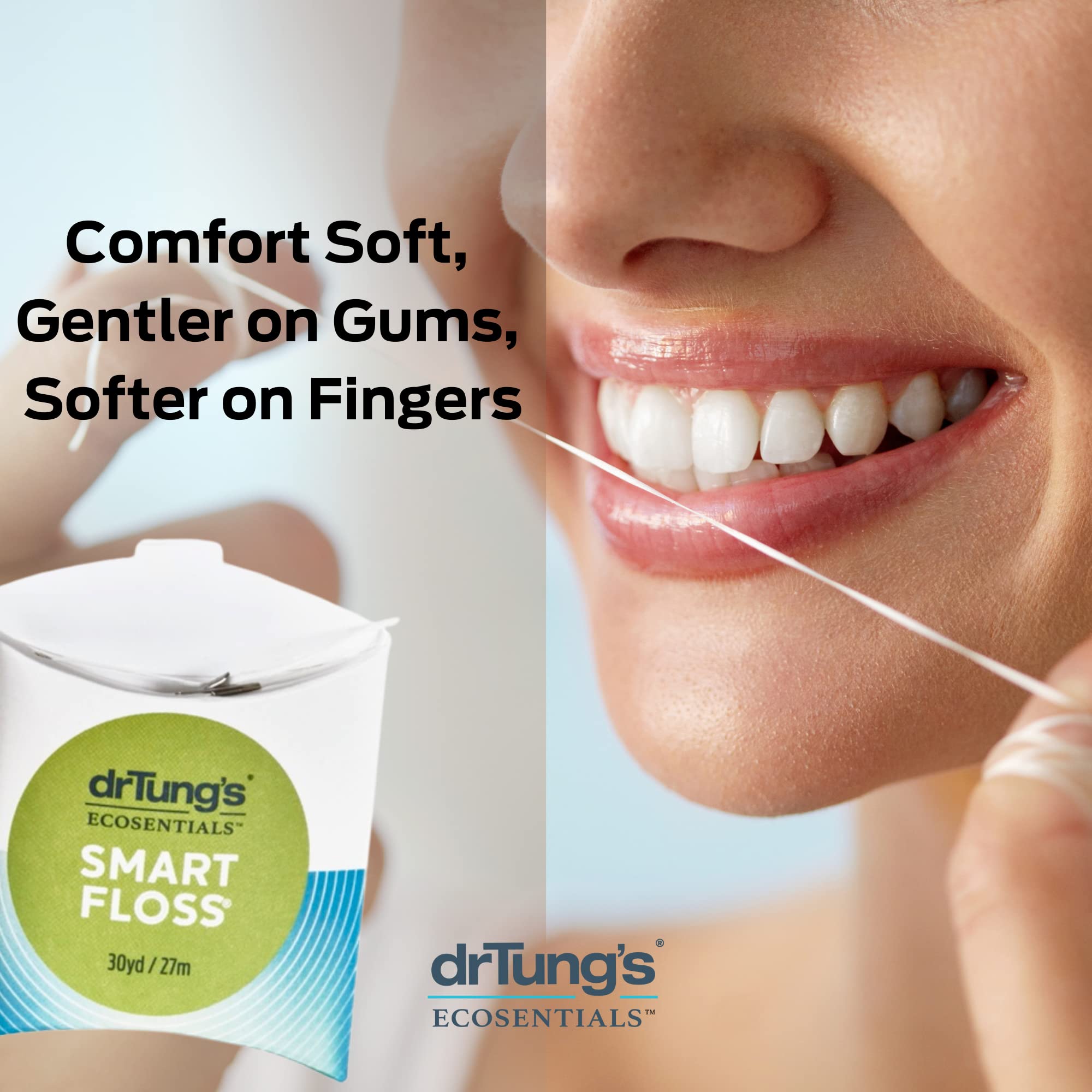 DrTung's Smart Floss – Natural Expanding Cardamom Floss (Pack of 6) | BPA, PTFE & PFAS Free