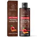 Dude's Love Apple Cinnamon Warming Massage Oil - Organic, Vegan, 3.38 oz