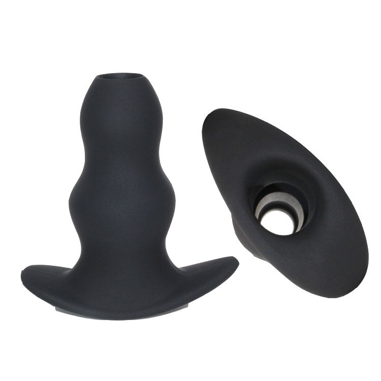 Silicone Hollow Anal Plug and Prostate Massager Toy