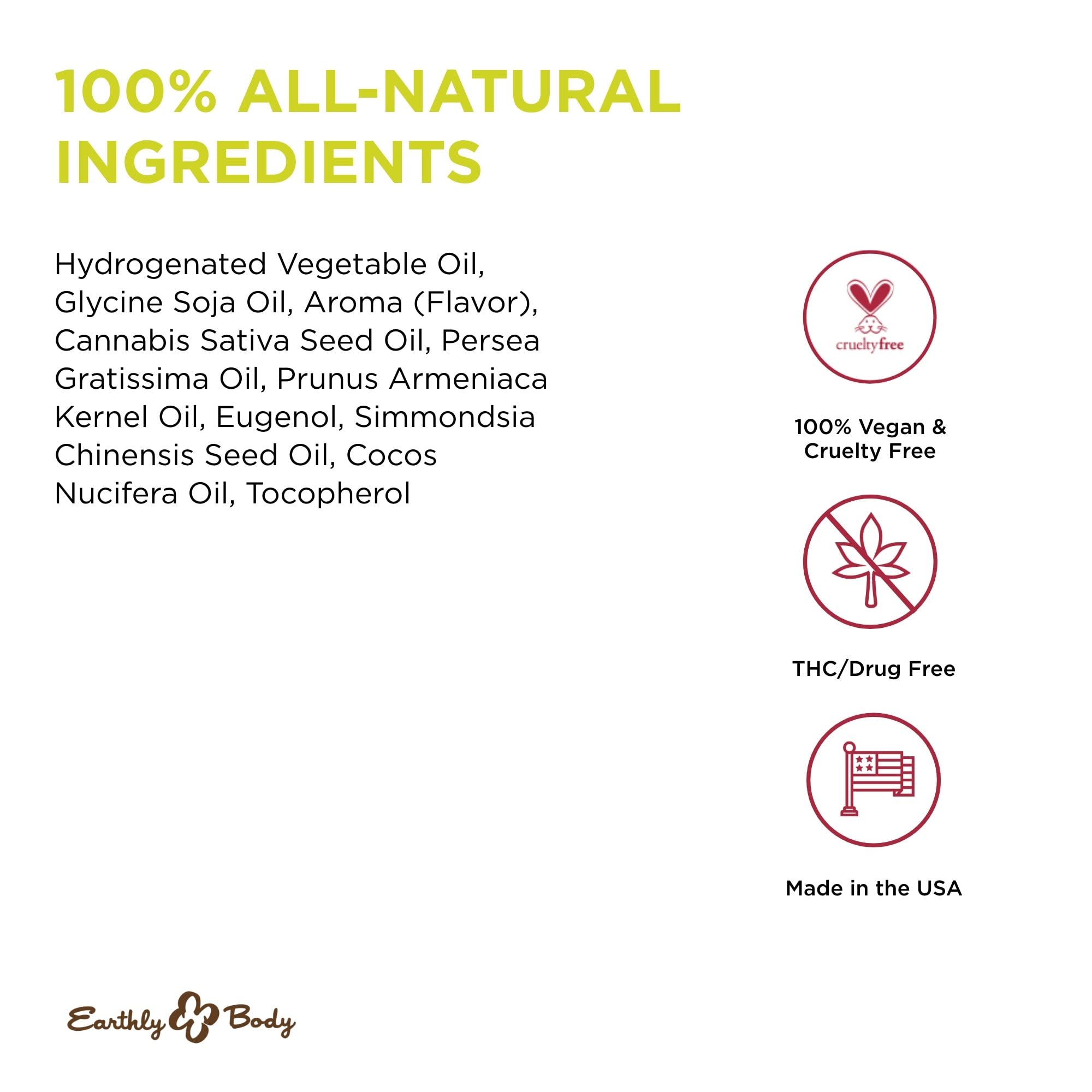 Earthly Body Edible Massage Candle Banana – 4 oz | 3-in-1 Massage Oil