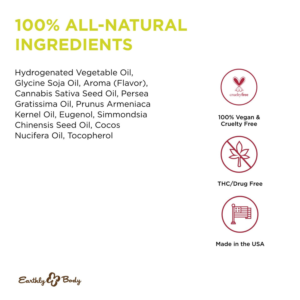 Earthly Body Edible Massage Candle - Grap e, 4 oz | 3-in-1 Candle, Massage Oil & Moisturizer | Vegan & Cruelty-Free
