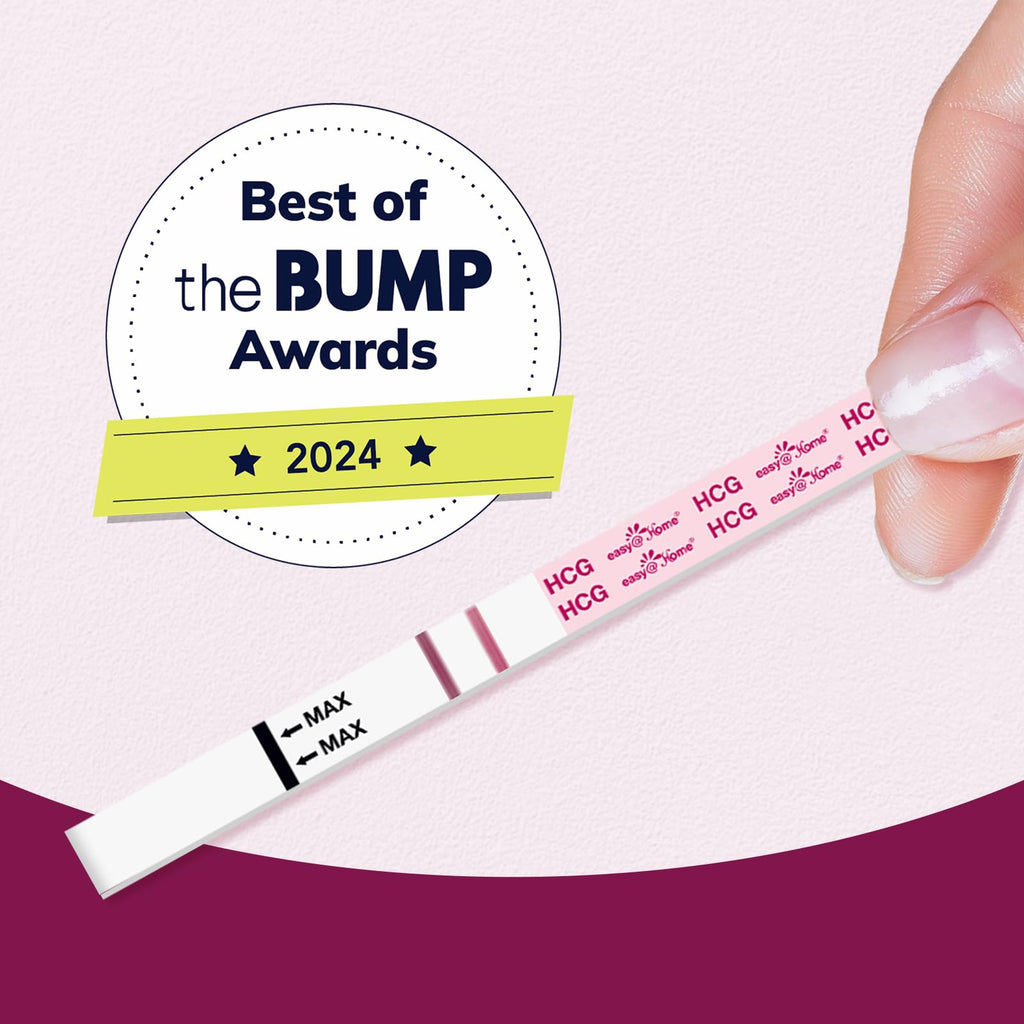Easy@Home 20-Pack Pregnancy Test Strips – Early hCG Detection with Premom App (Bulk)