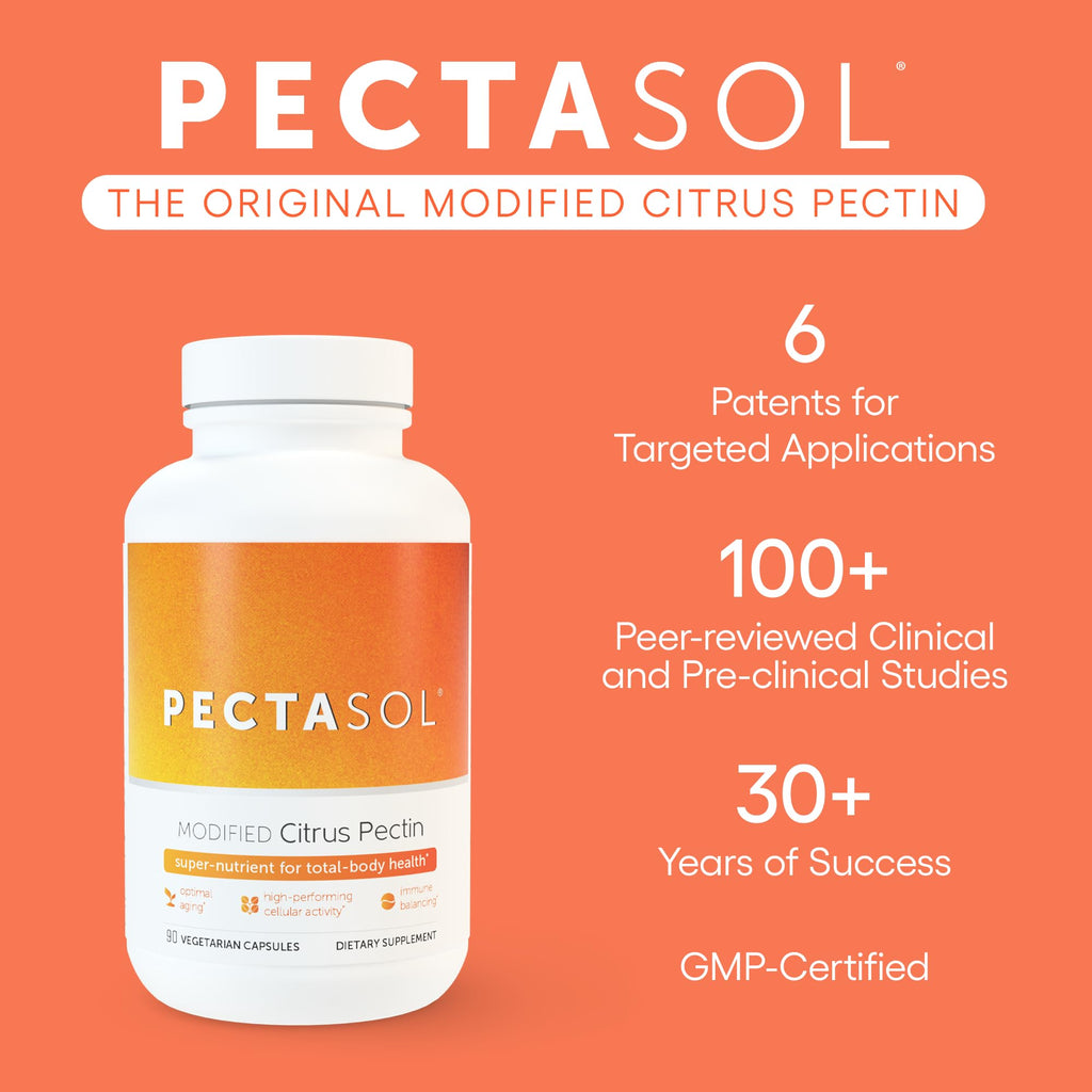 EcoNugenics PectaSol Modified Citrus Pectin – 551g Lime Powder for Total-Body Health & Galectin-3 Support