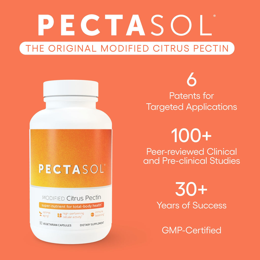 EcoNugenics PectaSol Modified Citrus Pectin – 150g Powder for Total-Body Health