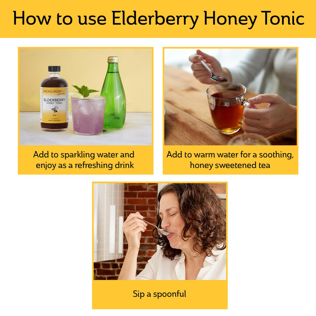 Mickelberry Gardens Elderberry Syrup - Immune Support (4 oz)