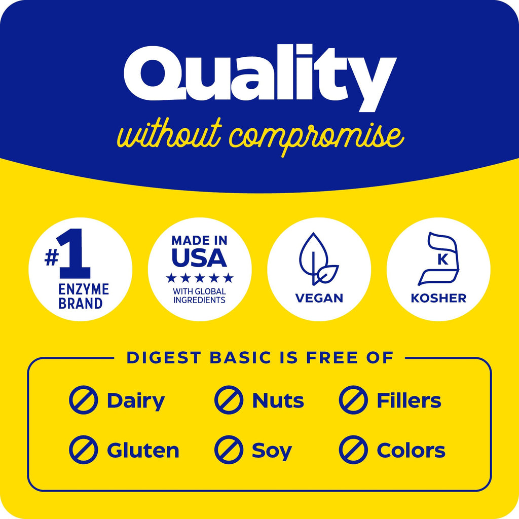 Enzymedica Digest Basic: Digestive Enzymes for Sensitive Stomachs