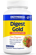 Enzymedica Digest Gold + Probiotics — 2-in-1 Digestive Enzymes & Probiotics, 180 Count