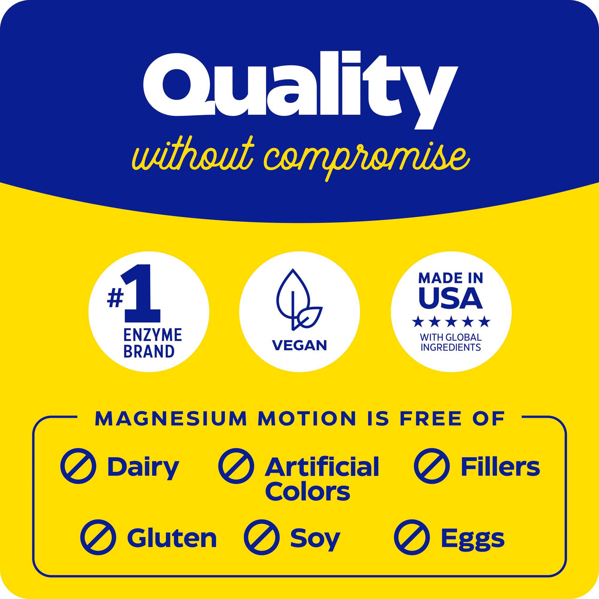 Enzymedica Magnesium Motion – 60 Count (Pack of 2) with 3 Forms: ATA Mg, Glycinate, Malate