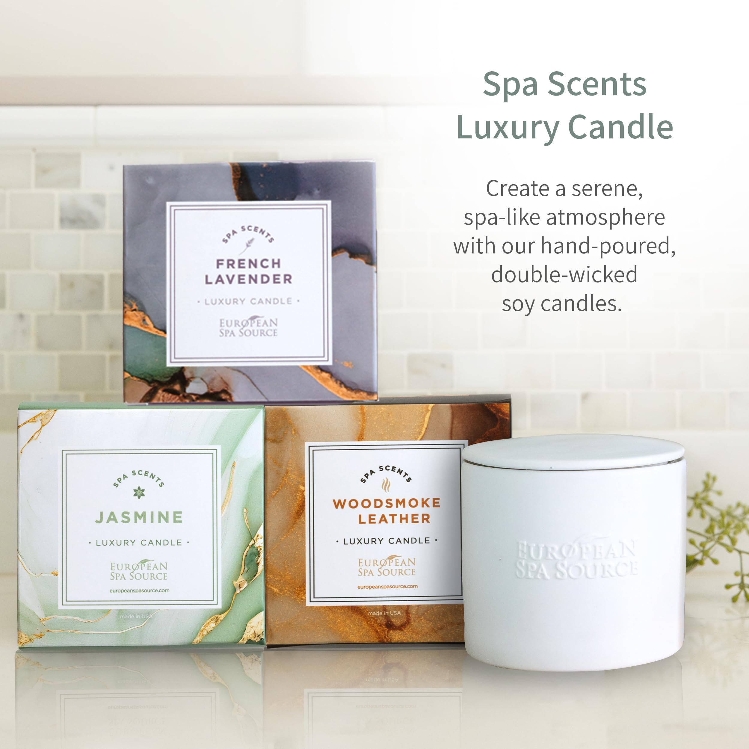 European Spa Source Special Edition – Eucalyptus, Wood Smoke & Leather Shower Spa Mist