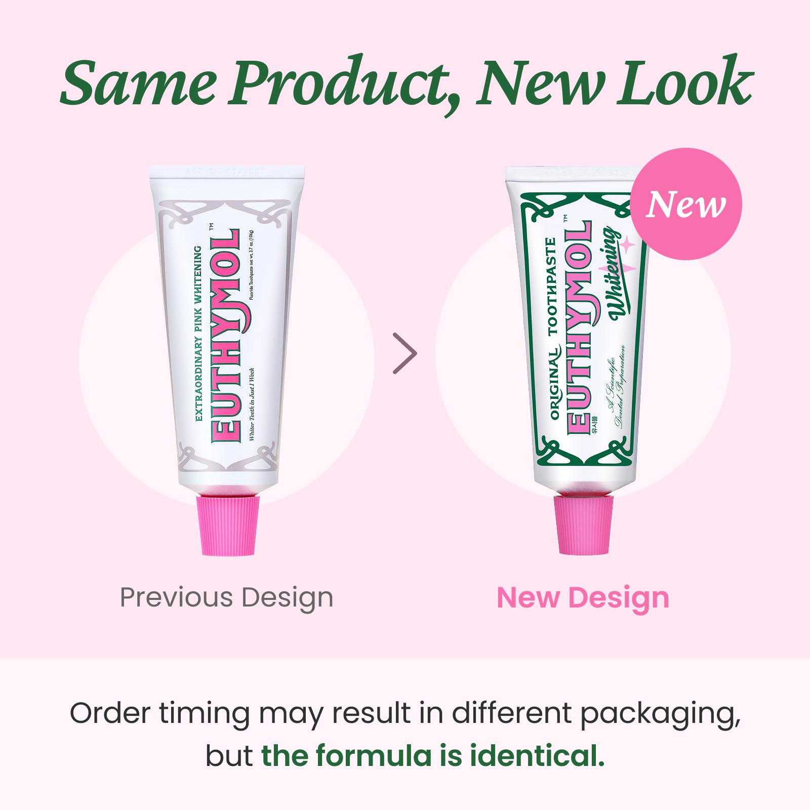 EUTHYMOL Whitening Toothpaste (3x106g) - Stain Removal & Fresh Breath