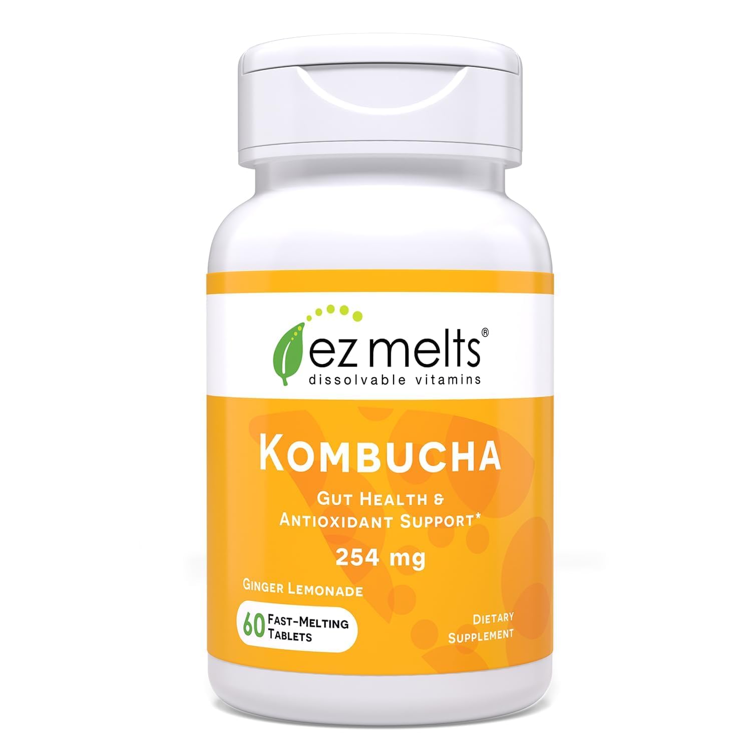 EZ Melts: Dissolvable Sugar-Free Kombucha Tablets with SCOBY & Apple Cider Vinegar