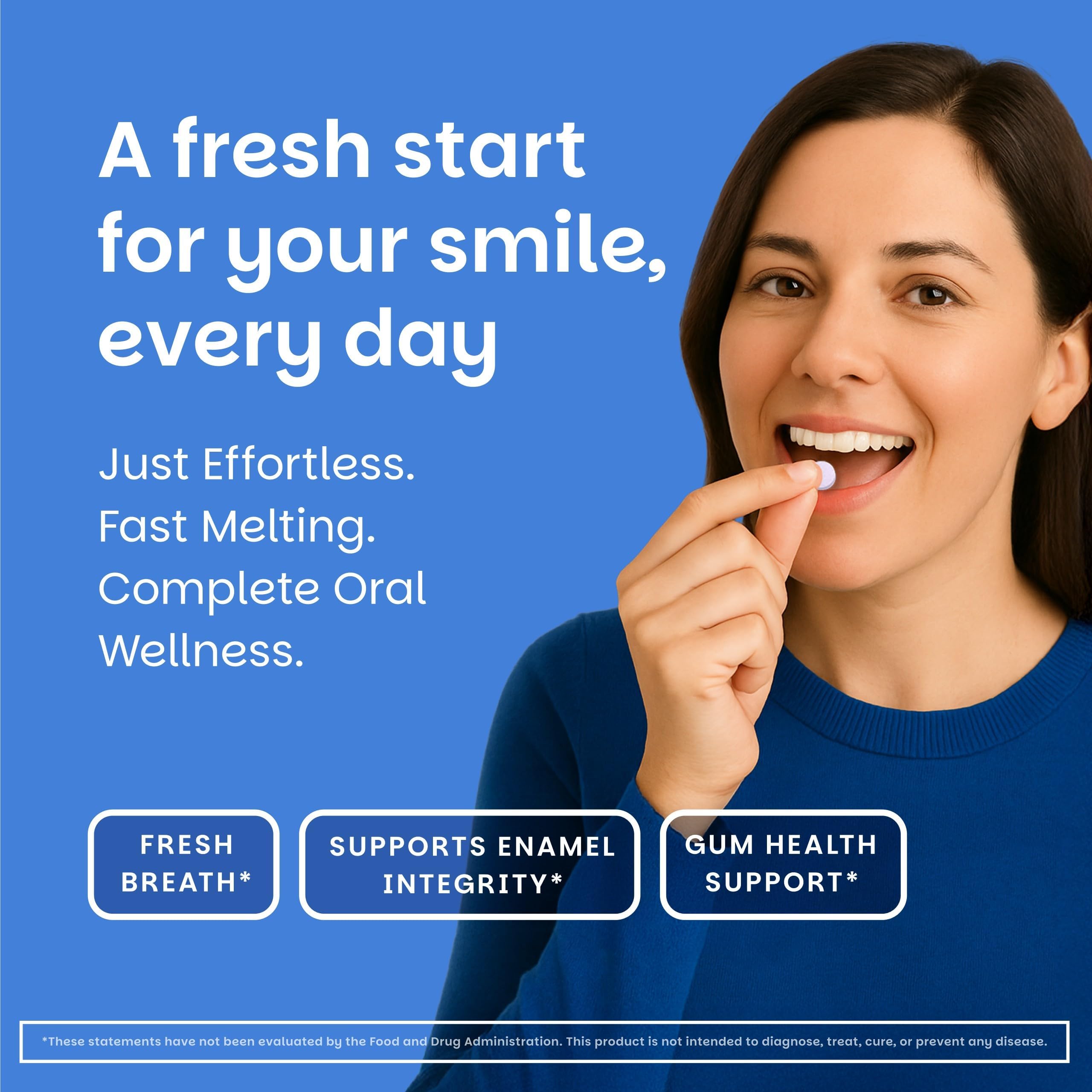 EZ Melts Oral Health Complete - Probiotic for Gum Health (2 Pack)