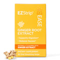 EZStrip Ease Ginger Flavor Dissolving Strips - 30 Count for Nausea & Motion Sickness - Made in USA