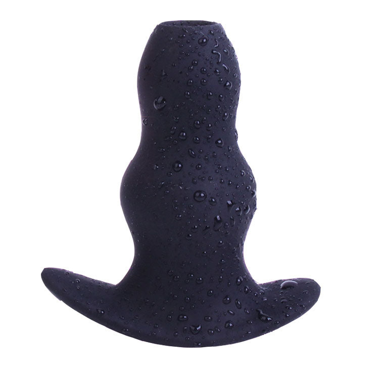 Silicone Hollow Anal Plug and Prostate Massager Toy