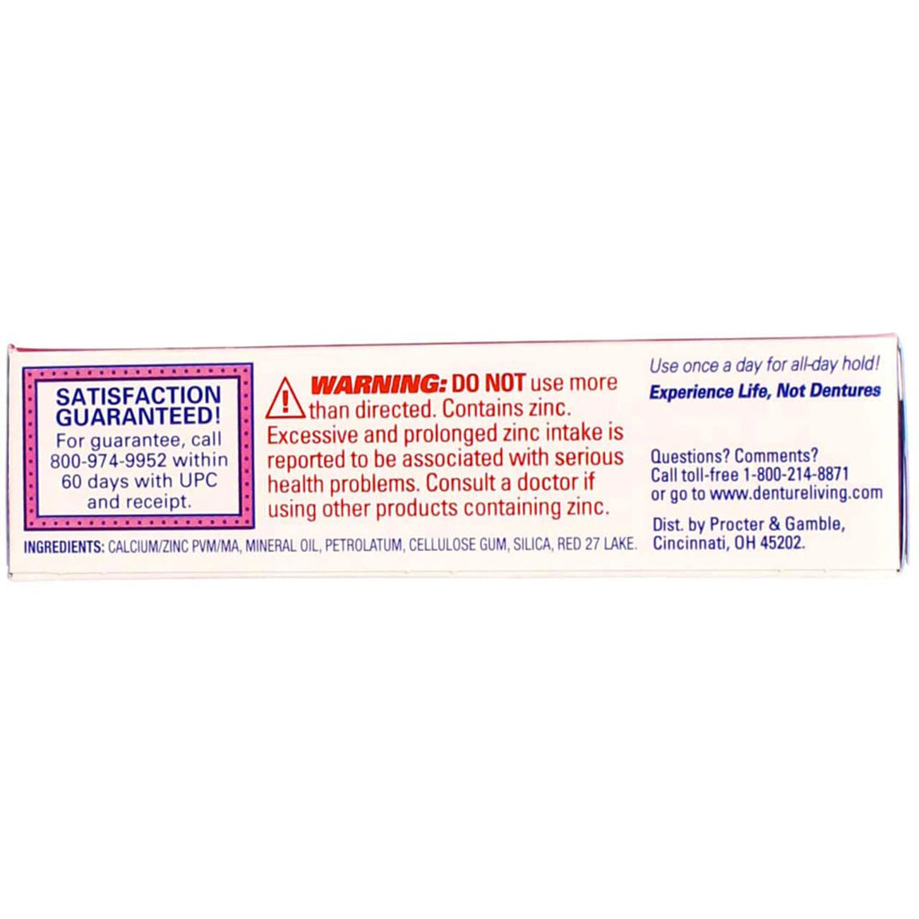 Fixodent Original Denture Adhesive Cream 1.4 oz (41 ml) 6 Pack