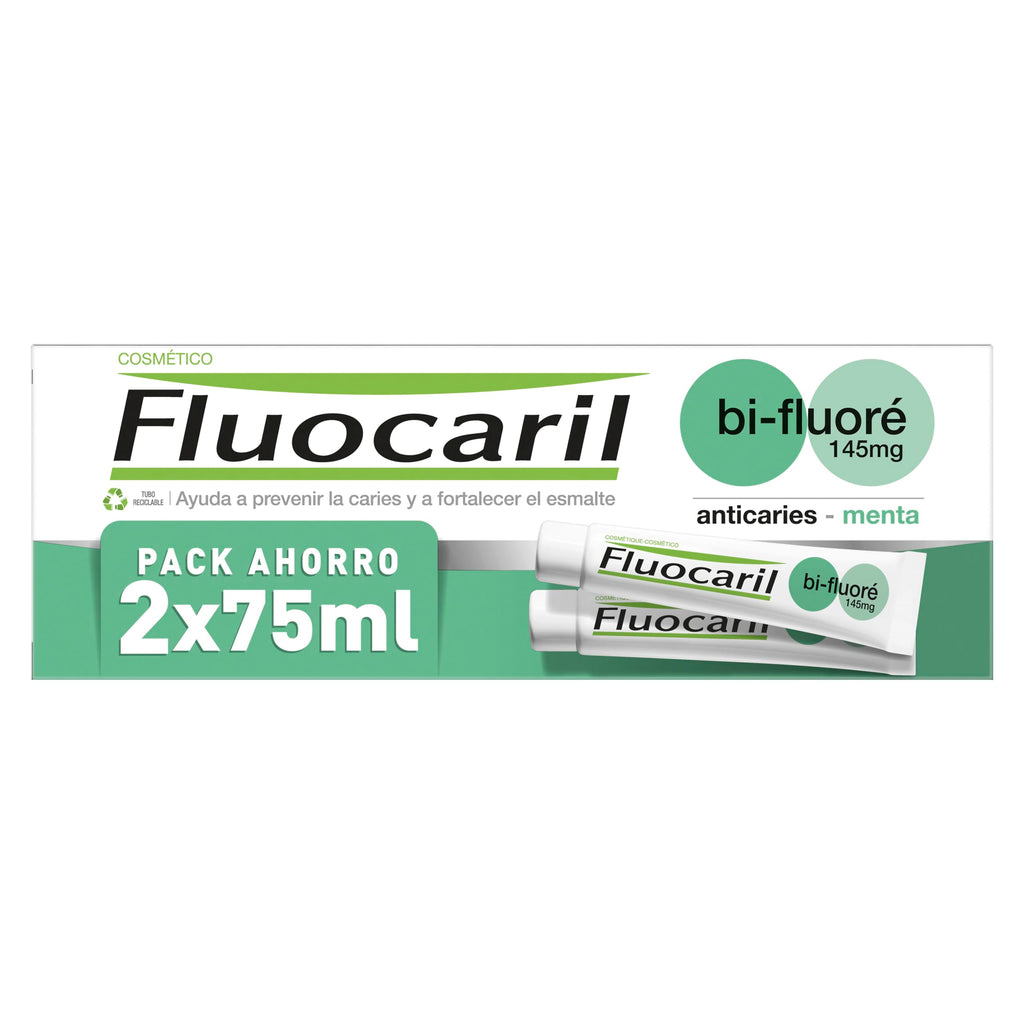 Fluocaril Bi-Fluore Duplo 145 mg Mint 2 x 75 ml – Neutral