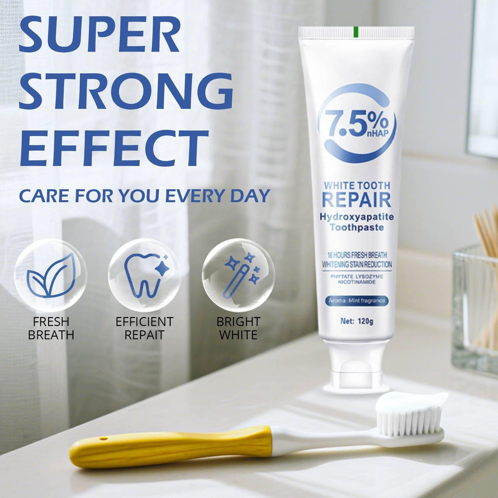 Hydroxyapatite Toothpaste for Enamel Protection & Strengthening | Gentle Mint