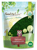 Food to Live Organic Algae Powder Mix - 8 oz, Spirulina & Chlorella 50/50 (Non-GMO, Raw, Vegan)