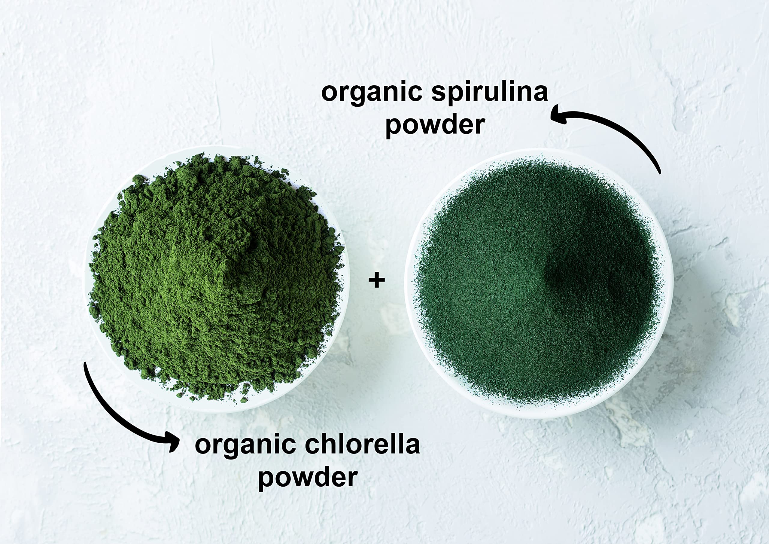 Food to Live Organic Algae Powder Mix - 8 oz, Spirulina & Chlorella 50/50 (Non-GMO, Raw, Vegan)
