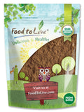 Food to Live Organic Red Reishi Mushroom Powder - 1.5 lb | Immunity & Wellness