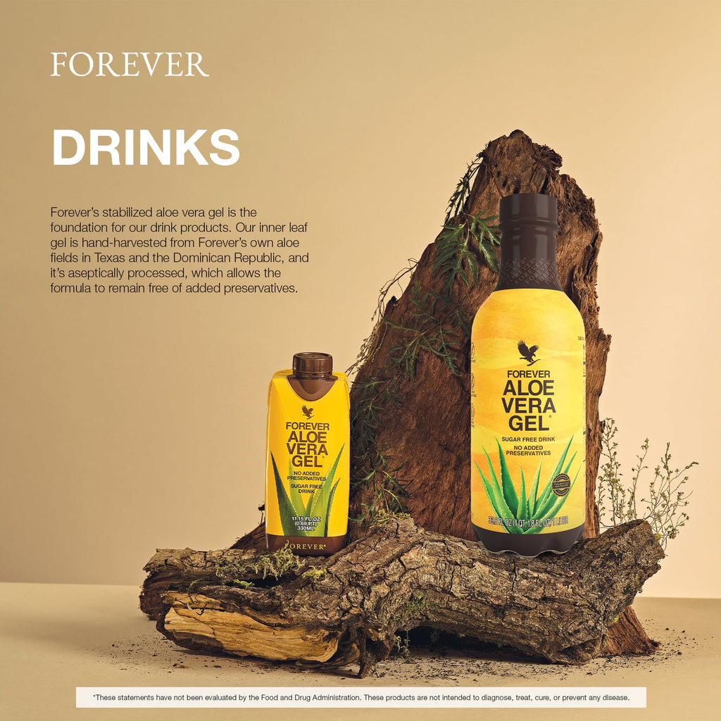 Forever Living Aloe Vera Gel – Pure Inner Leaf Juice, 99.7% Aloe, Preservative-Free, 33.8 fl oz