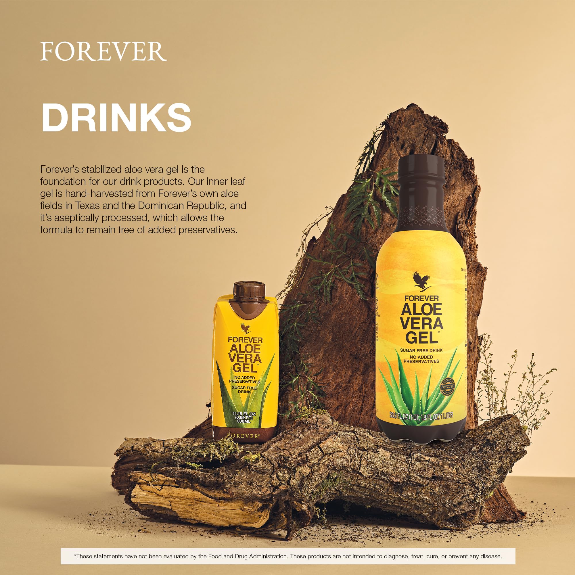 Forever Living Aloe Vera Gel – Pure Inner Leaf Juice, 99.7% Aloe, Preservative-Free, 33.8 fl oz