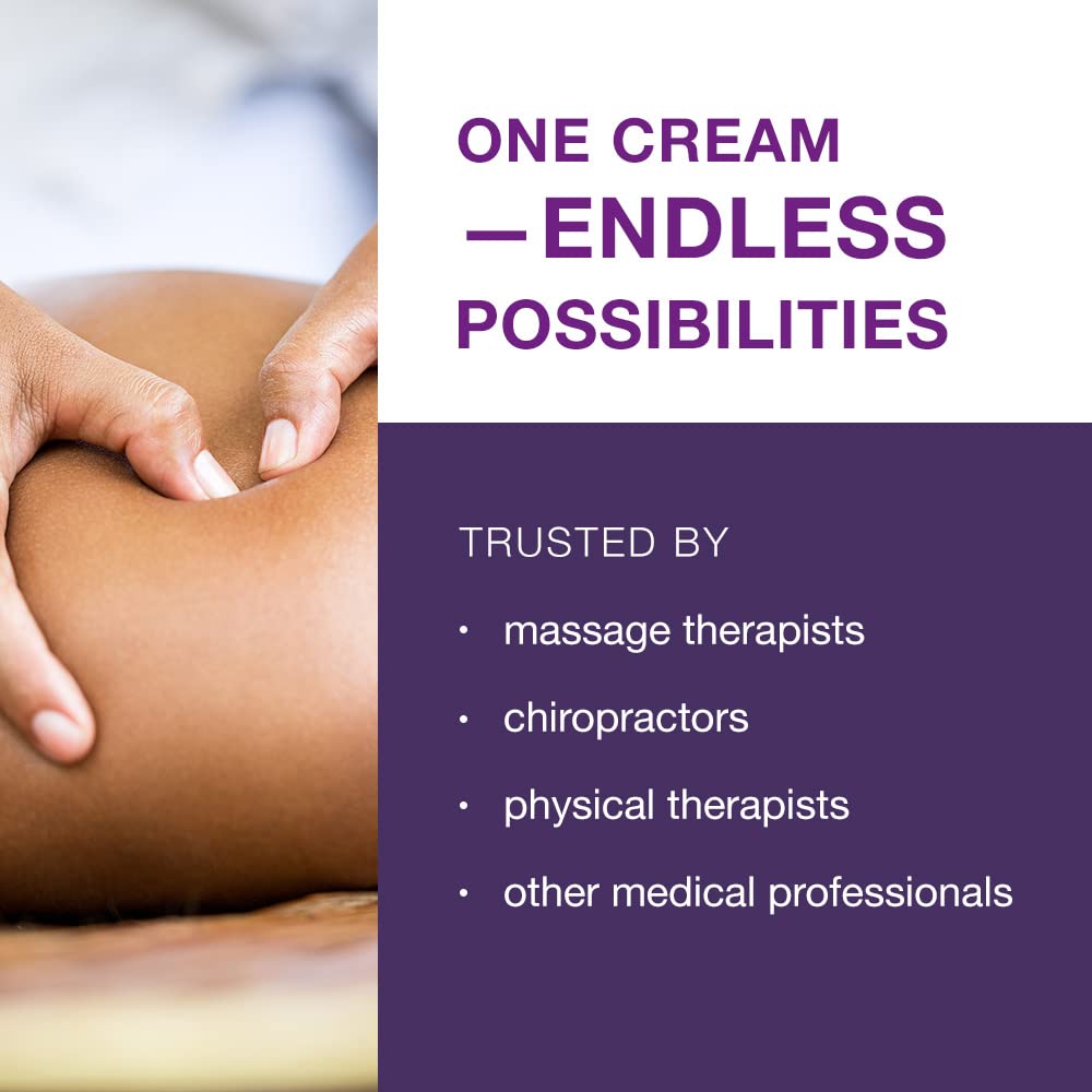 Free-Up Professional Massage Cream - Fragrance-Free 8oz Jar | Great Glide