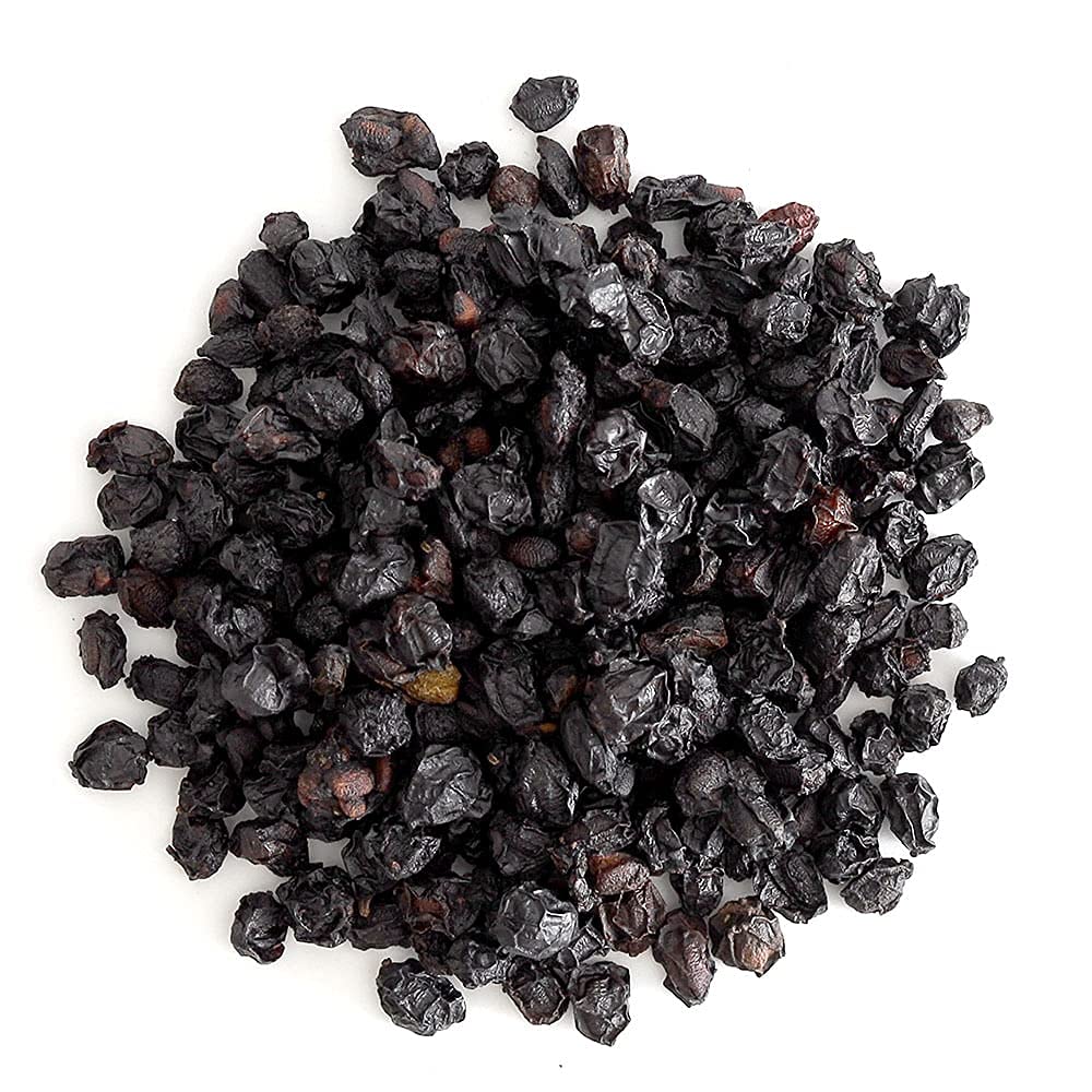 Frontier Co-op Dried Elderberries — European Whole, Non-GMO, Kosher, 16 oz (Pack of 2)