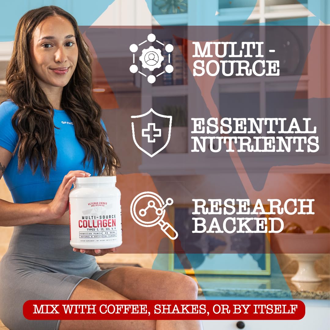 Frontline Formulations Multi-Source Collagen - Hair, Skin & Nails (French Vanilla)