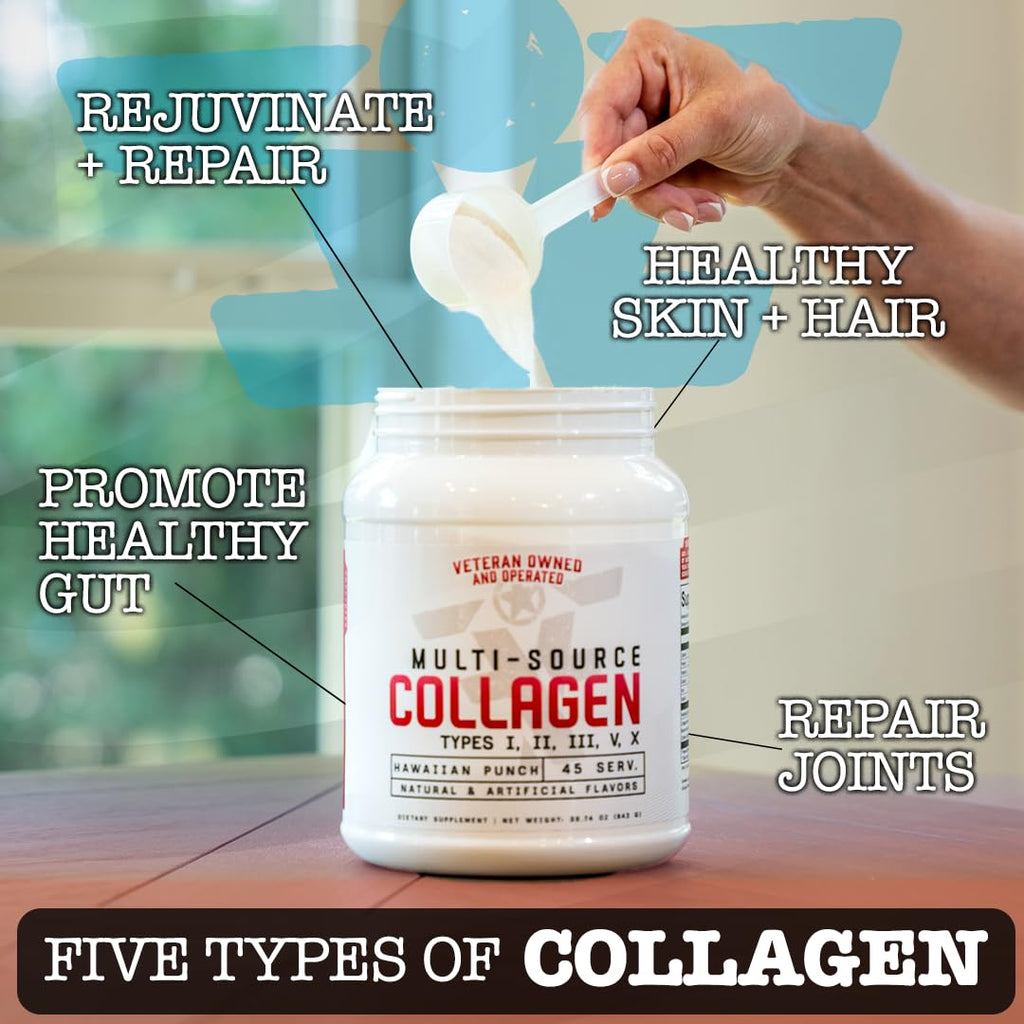 FRONTLINE FORMULATIONS Multi-Source Collagen - Hair, Skin & Nails (Unflavored)