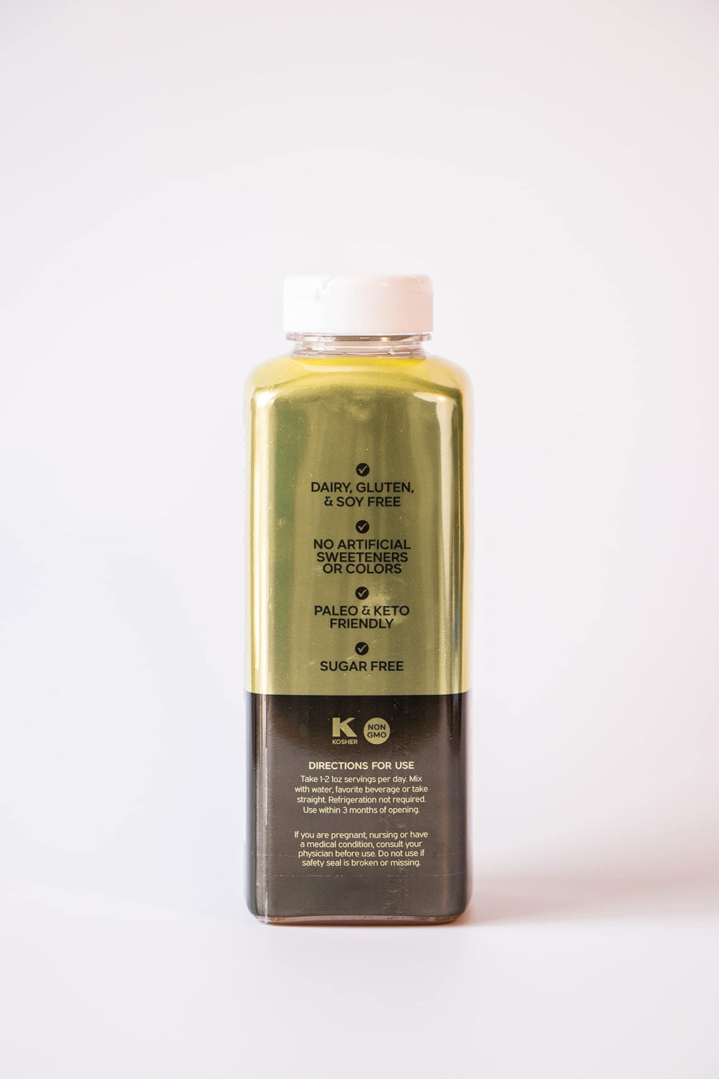 FULL BODY IMPACT Liquid Collagen Protein – Gold Edition Apple, 16,000mg (16g) – 15oz Bottle