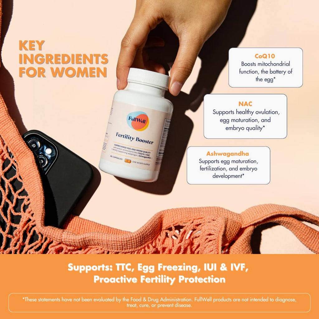 FullWell Fertility Booster for Men & Women | Dietitian-Formulated Conception Support