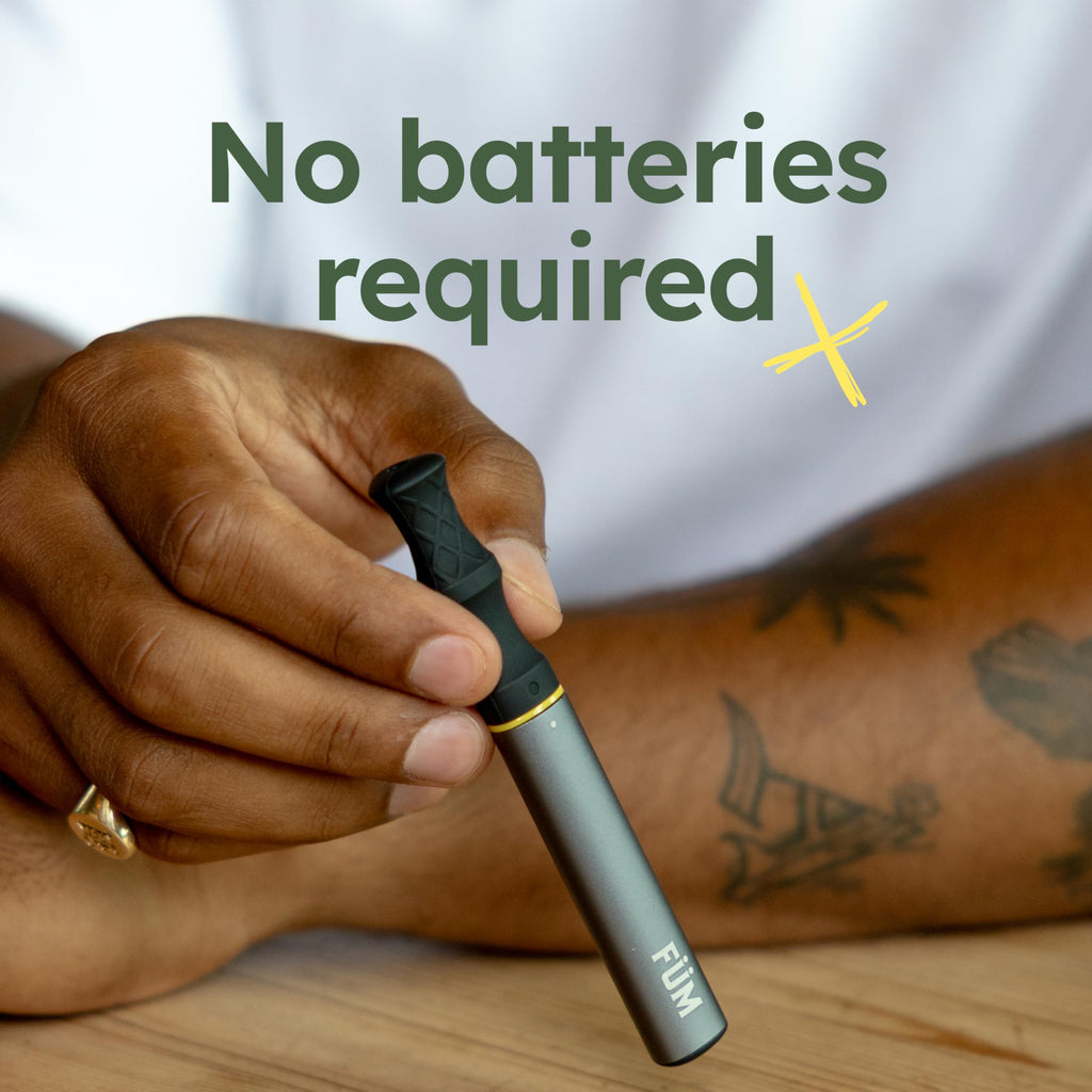 FÜM Zero Flavored Air Device | Fresh, Pocket-Sized Habit Support Tool | Weighted, Portable & Refreshing Air Inhaler Alternative | Crisp Mint