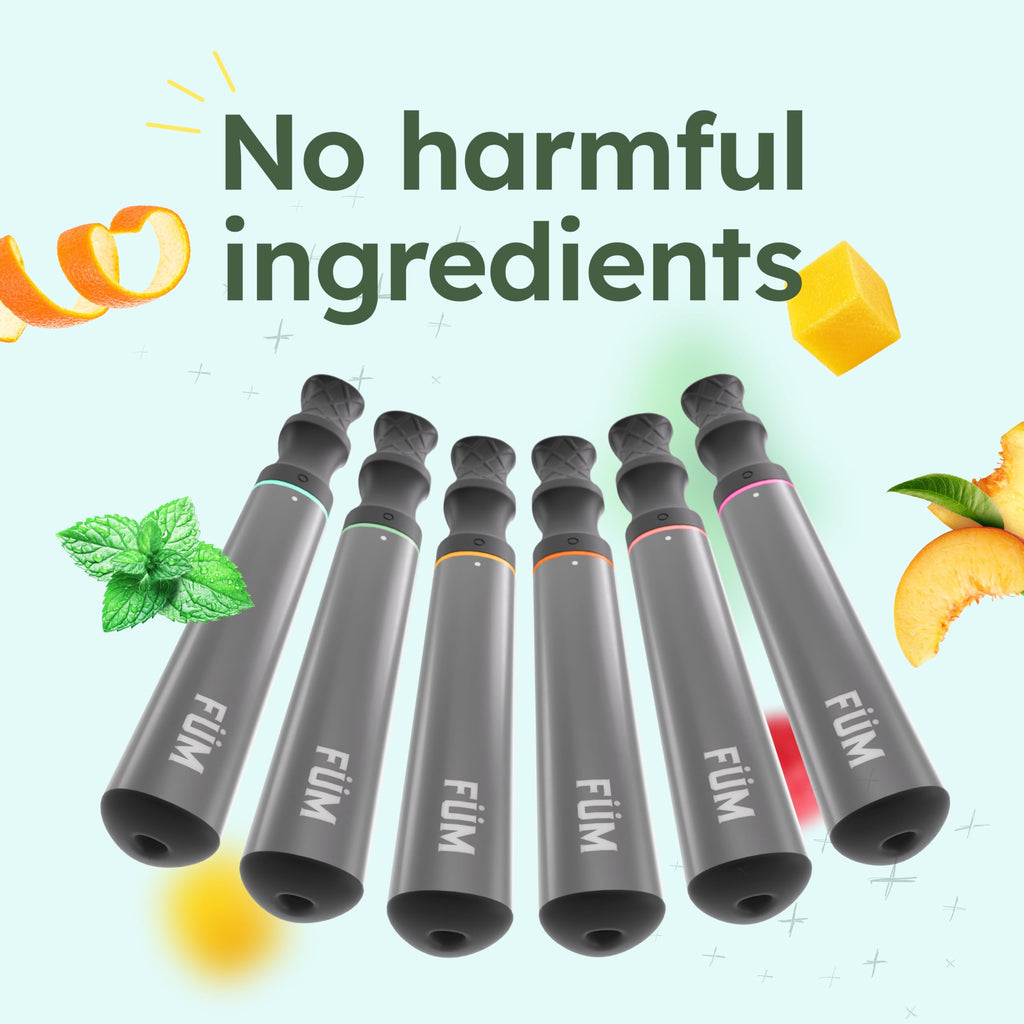 FÜM Zero Flavored Air Device | Fresh, Pocket-Sized Habit Support Tool | Weighted, Portable & Refreshing Air Inhaler Alternative | Crisp Mint