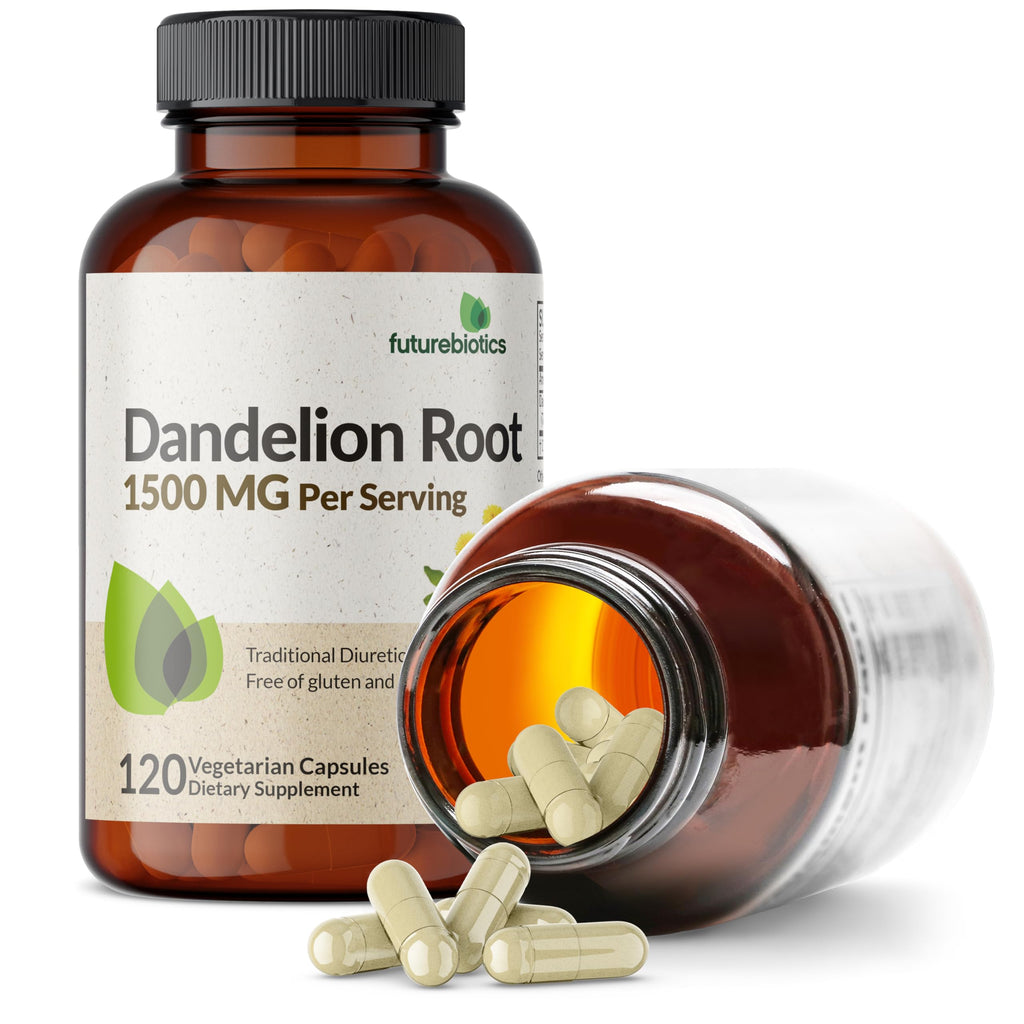 Futurebiotics Dandelion Root 1500 MG – Non-GMO, 120 Vegetarian Capsules
