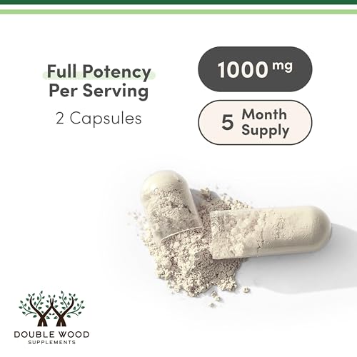 GABA Supplement 300 Capsules 1000mg | Calm, Sleep Support | Double Wood