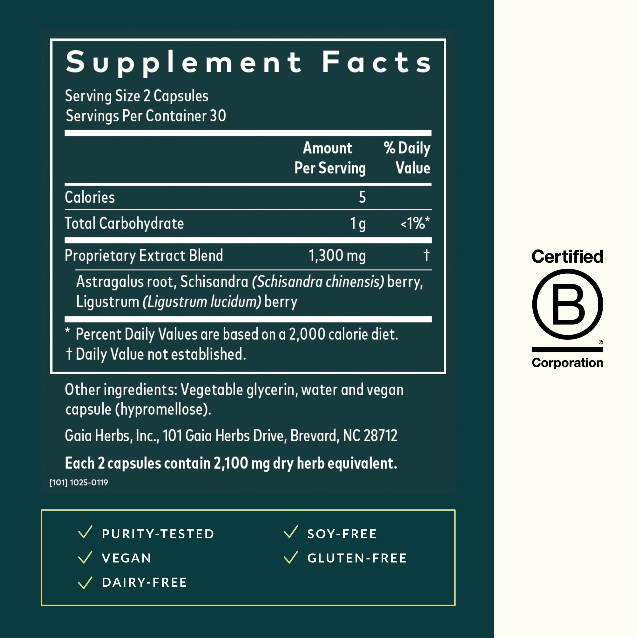 Gaia Herbs Astragalus Supreme – Immune & Antioxidant Support* (60 Vegan Liquid Phyto-Capsules)
