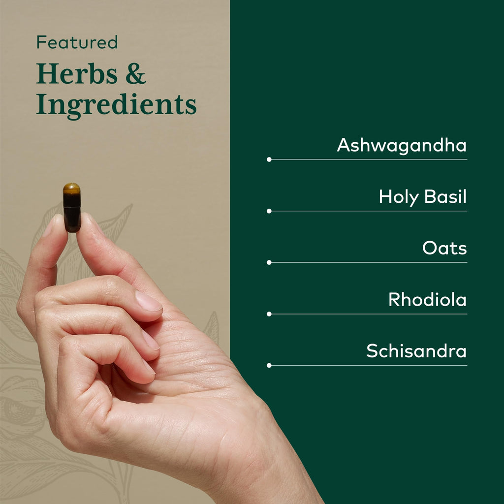 GAIA HERBS PRO Daytime HPA - Adaptogen & Nervous System Support | 60 Liquid Phyto-Caps