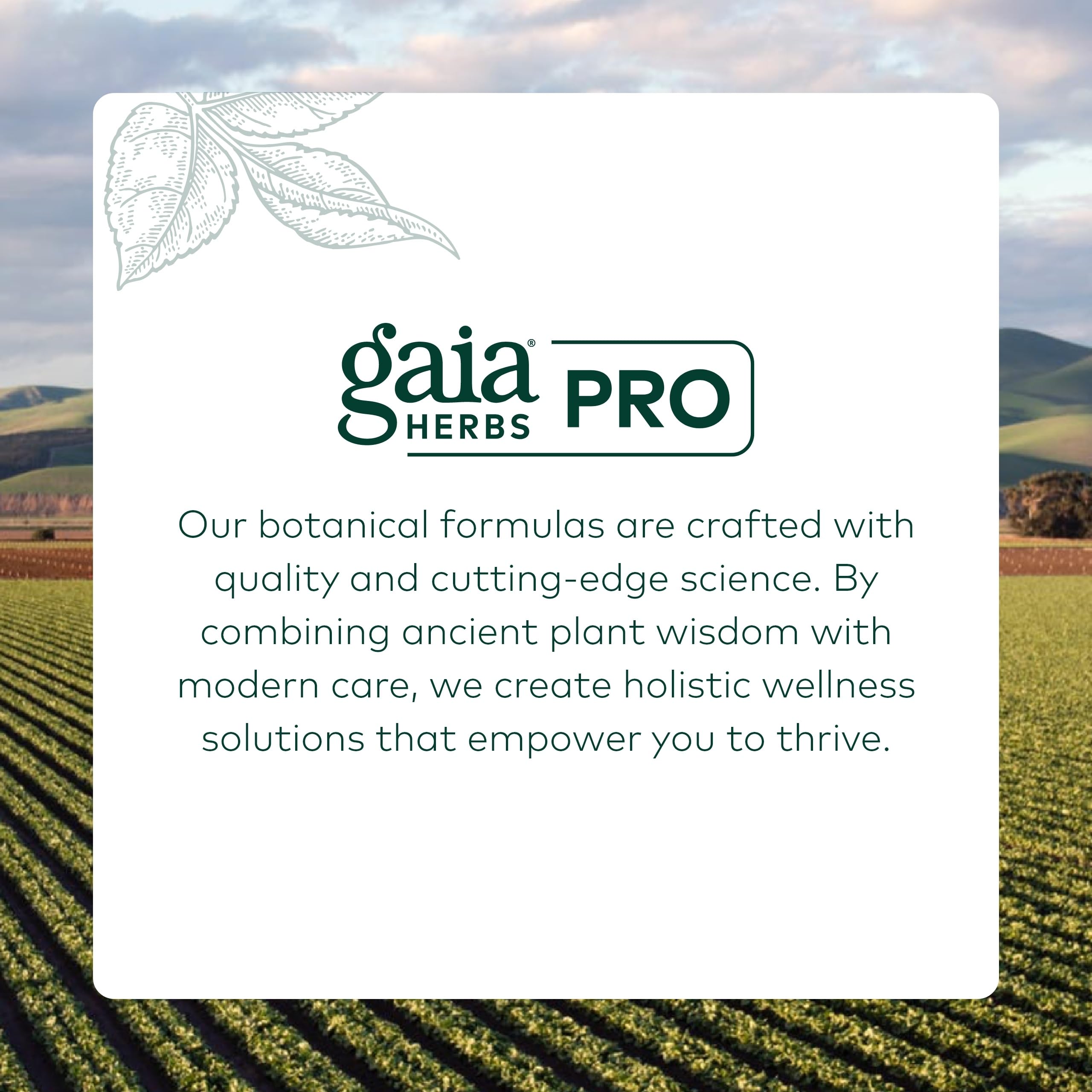 Gaia Herbs PRO Olive Leaf 1360 | Immune & Heart Health | Gluten-Free
