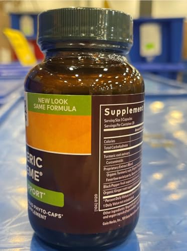 Gaia Herbs Turmeric Supreme Sinus Support - Sinus Relief & Healthy Response* | Curcumin + Black Pepper | 60 Vegan Liquid Phyto-Caps