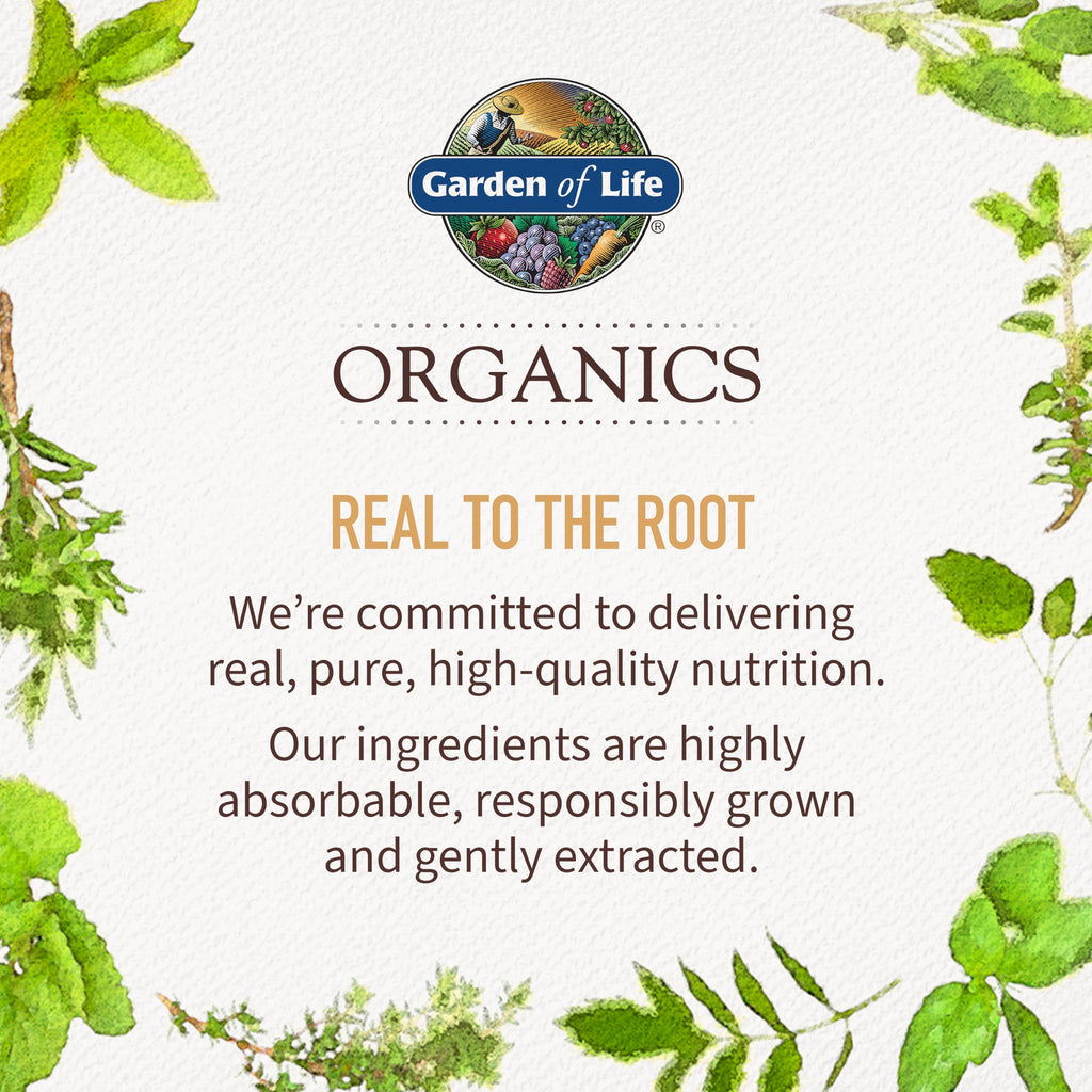 Garden of Life Plant-Based Calcium with Magnesium, D3 & K2 – Gluten-Free, 180 Count