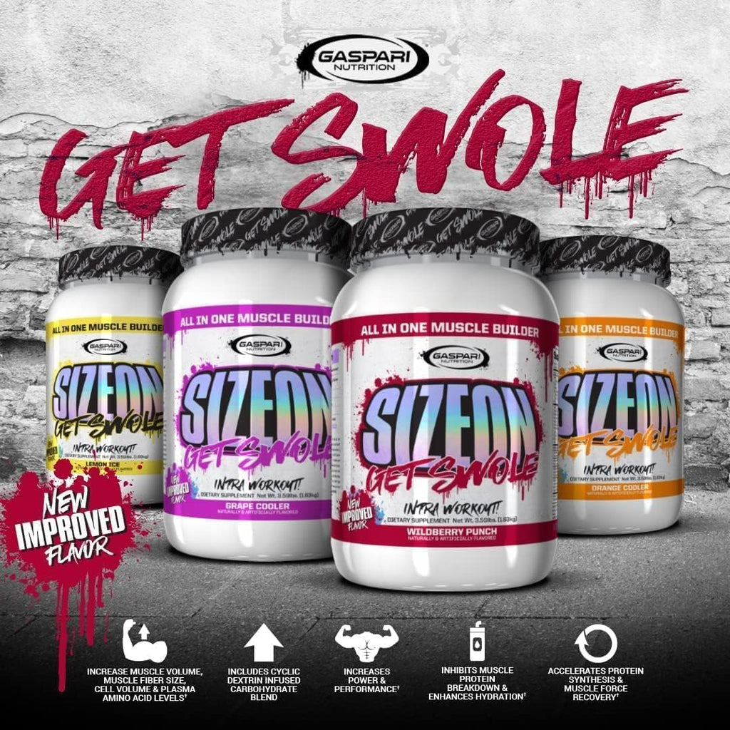 Gaspari SizeOn Mango Splash – Hybrid Intra-Workout Amino Acids & Creatine