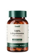 GENEIII Milk Thistle + L-Ergothioneine – Liver & Cellular Health Support | 30mg Ergothioneine | Vegan, Non-GMO | 30 Count