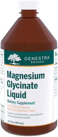Genestra Brands Magnesium Glycinate Liquid – Apple Pomegranate Flavor, Supports Muscle Function & Metabolism