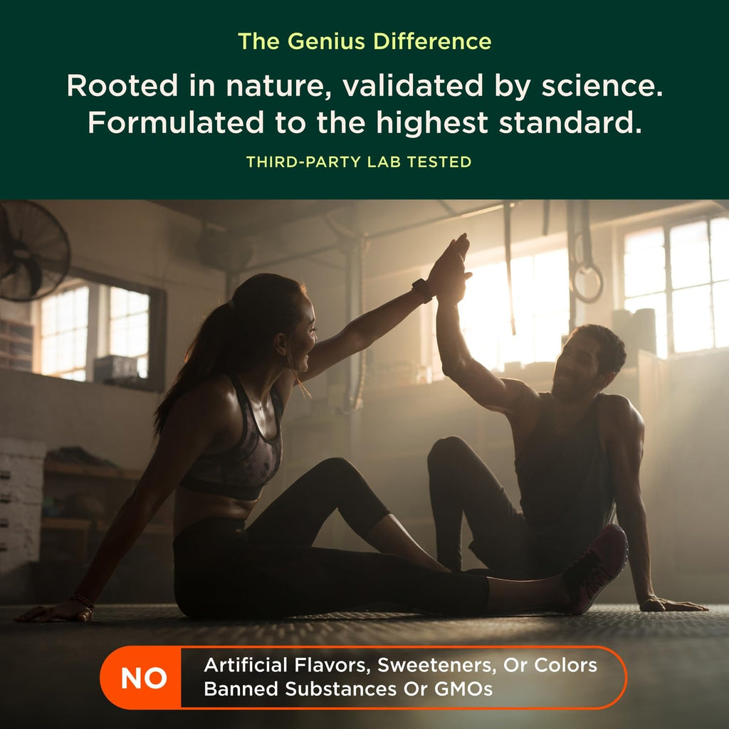 The Genius Brand Genius Consciousness – All-in-One Brain Health Supplement for Clarity, Focus & Creativity | Snow Cone | 15 Servings
