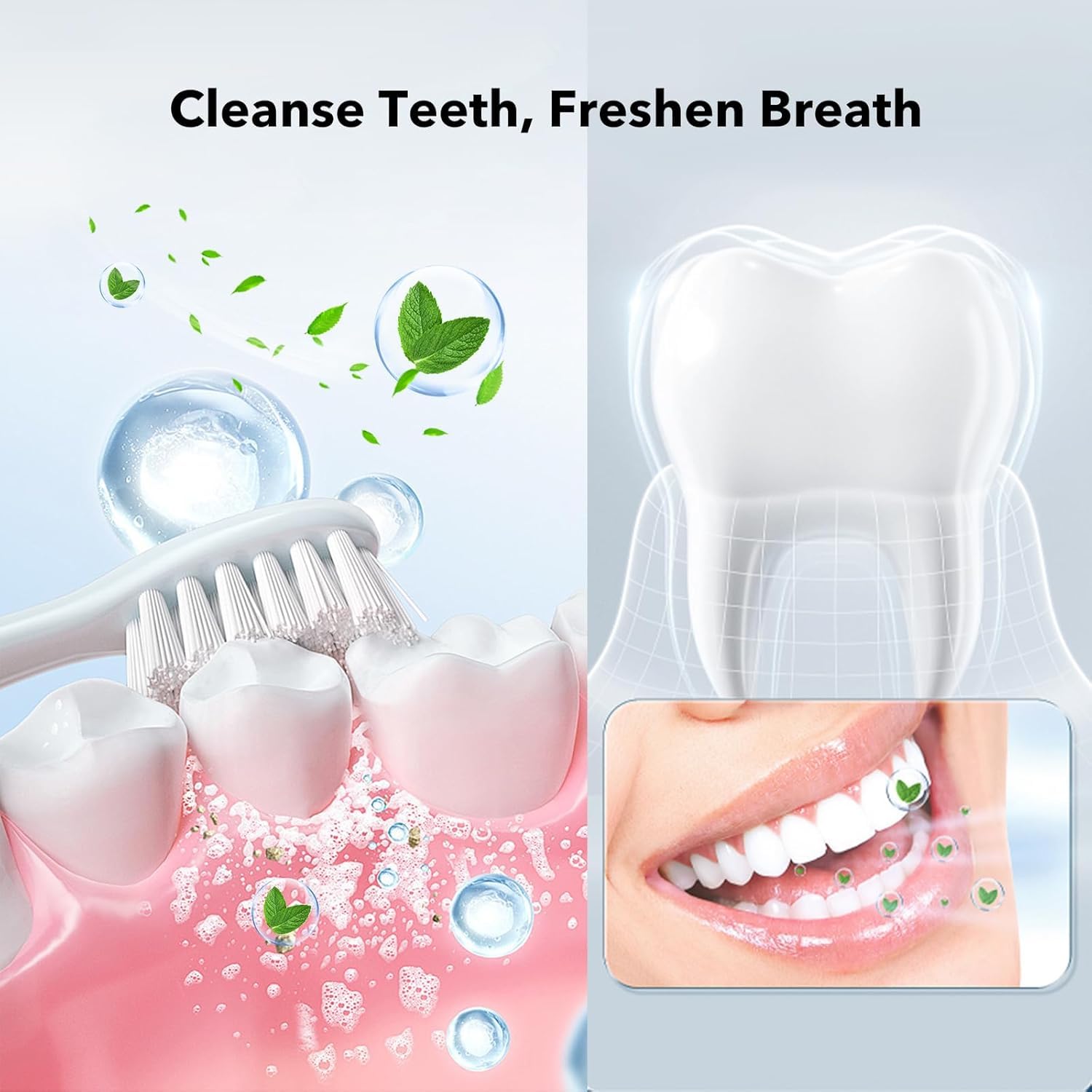 7.5% Nano Hydroxyapatite Toothpaste – Enamel Protection, Fluoride-Free Cooling Mint (3 pcs, 4.23 oz each)