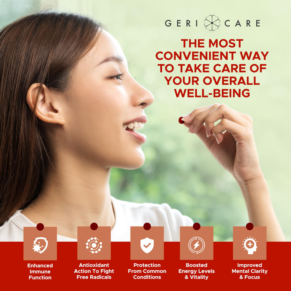 GeriCare One-Daily Multi-Vitamin Tablets Dietary Suplement 100 Count (Pack of 1)
