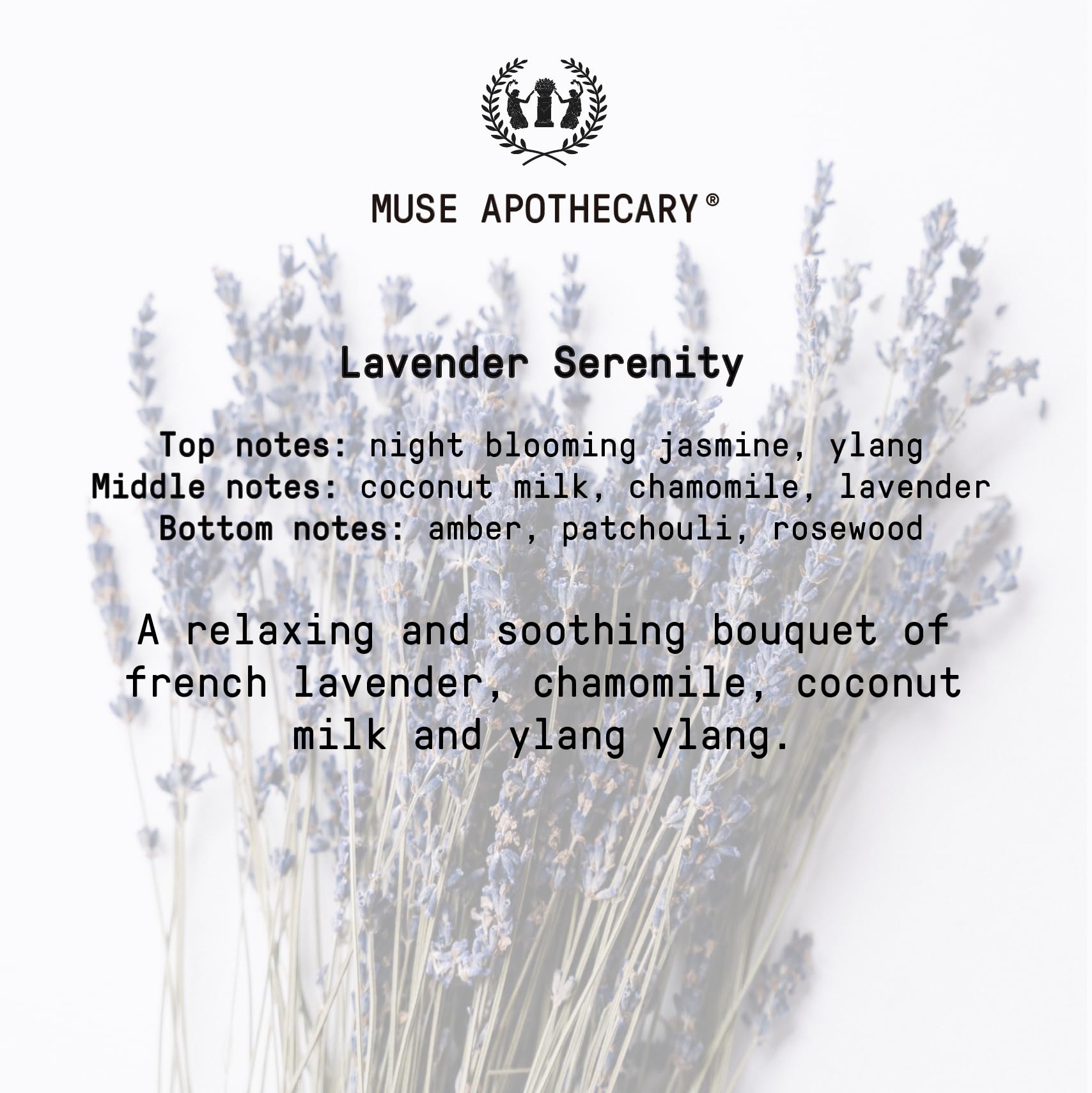 Muse Apothecary Linen Ritual - Aromatic Lavender Linen Spray for Bedding & Laundry