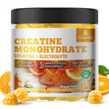 GlucoBio Creatine Monohydrate Gummies 5g – Pre-Workout Energy & Muscle Growth (135 Count) – Vegan